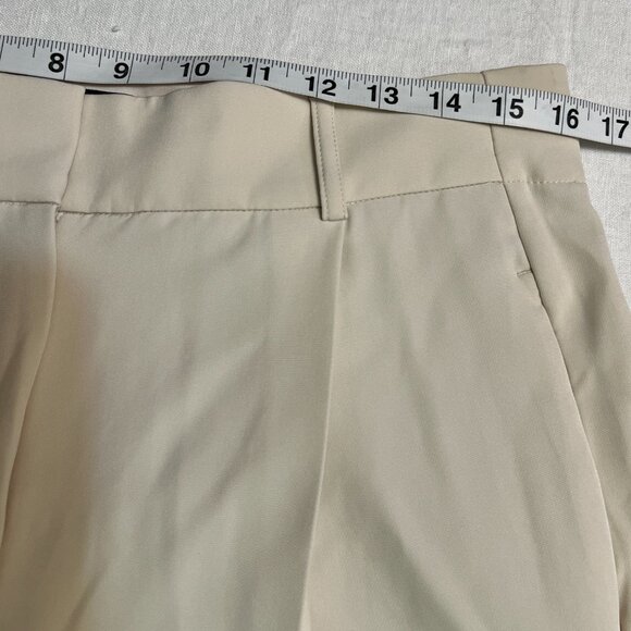 Express Women's 12R High Rise Ankle Dress Pants Beige Tan - Picture 10 of 12